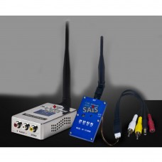 2W 1.3G Wireless Audio Video AV Transmitter Receiver System Transceiver Telemetry Set