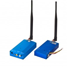 1.3G 5W 4CH Wireless Audio Video AV Transmitter Receiver Transceiver Telemetry Set  