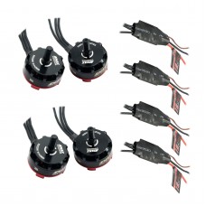 Emax RS2205 2600KV Racing Edition Motor with Simonk 12A ESC for FPV QVA250 Quadcopter Multicopter - 4 Pack