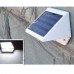 4 LED Solar Powered Stairs Fence Garden Security Lamp Outdoor Waterproof White Light