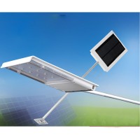 Solar Powered 12-LED Outdoor Waterproof Lamp Dusk-to-Dawn Sensor Security Flood Wall Light