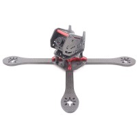 GEPRC GEP-ZX6 225mm 4-Axis 3K Carbon Fiber Racing Quadcopter Frame with Camera Bracket for FPV 