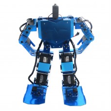 Blue 17DOF Robo-Soul H3.0 Biped Robtic Two-Legged Human Robot Aluminum Frame Kit w/17pcs Servo 