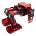 Red 17DOF Robo-Soul H3.0 Biped Robotics Humanoid Robot Aluminum Frame Full Kit w/17pcs Servo + Controller