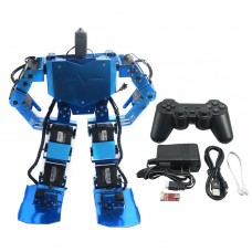 Blue 17DOF Robo-Soul H3.0 Biped Robtic Humanoid Robot Aluminum Frame Full Kit w/17pcs Servo + Controller