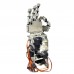 5DOF Humanoid Five Fingers Metal Manipulator Arm Left Hand+Right Hand with A0090 Servos for Robot DIY  