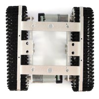 Car Tank Chassis Plastic Track Caterpillar Chassis w/Motor for Arduino Smart Car RC Tank Robot T100