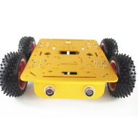 Car Chassis 4WD Track Caterpillar Chassis for Arduino DIY Toy Robot Car RC Tank C300 