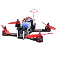 FPV 4-Axis Carbon Fiber Quadcopter Kit 210mm 5.8G 40CH 700TVL CCD FPV Racing Drone+Remote Control Makerfire BIBI BIRD