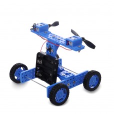 Wind Car DIY Rubber Wheel for Arduino Childen Kids Toy NO.34 Unassembled