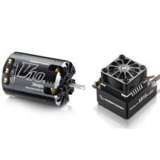 Hobbywing Xerun V10 G2 5.5T Sensored Brushless Motor 5800KV + XR10 PRO ESC for 1:10 Car Crawler  