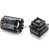 Hobbywing Xerun V10 G2 13.5T Sensored Brushless Motor 3000KV + XR10 PRO ESC for 1:10 Car Crawler  