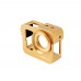 Metal CNC Aluminium Protective Case Shell for GoPro Hero4 HERO3+ Camera-Gold