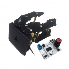 Mechanical Arm Hand Robot Clamp Claw Gripper w/ Servo & Controller for Car Robotics Arduino DIY Assembled