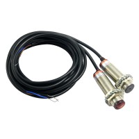 M18 NPN DC10-30V Beam Laser NPN PNP Visible Red Beam Sensor Laser Photoelectric Switches Distance 0-20m