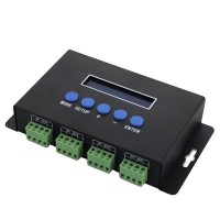 BC-204 DC5V-24V 4 Channels Ethernet to SPI DMX Pixel Light Controller ARTNET to SPI