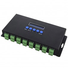 BC-216 LCD 16 Channels Ethernet to SPI DMX Pixel Light Controller DC5V-24V