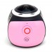 V1 360 Degree Mini WiFi Panoramic Video Camera 2448P 30fps 16MP Photo 3D Sports DV VR Video Pink