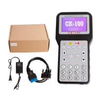 CK100 V99.99 Auto Key Programmer Multi Language w/ Power Supply for Car Automobile