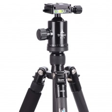 TRIOPO T-668C Carbon Fiber Tripod with Gimbal Kit for DSLR Camera Photography