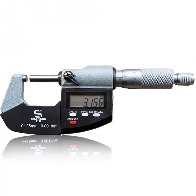 Digital Display Micrometer Calliper 0-25mm 0.001mm Gauge Microcalliper ...