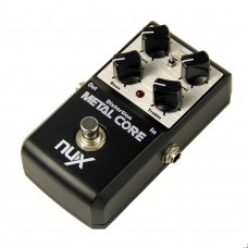 NUX Metal Core Distortion Effect Pedal True Bypass Guitar Effects Pedal 2-Band EQ Tone Lock Preset Function