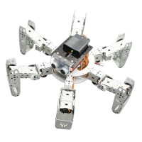 Hexapod Robot Six Leg Spider Kit with Servo Infrared Remote Control for DIY Arduino Robotics
