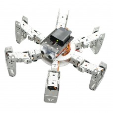 Hexapod Robot Six Leg Spider Kit with Servo Ultrasonic Module PS2 Handle for DIY Arduino Robotics Assembled