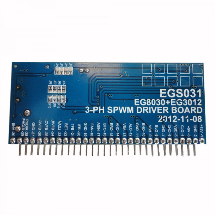 EGS031 Three Phase Pure Sine Wave Inverter Drive Board EG8030 Test