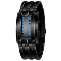 HIgh Technology LED Watch Time Date Novel Birthday Gift for Boyfriend Black