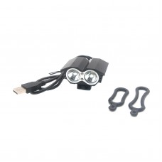 X2 Bike Bicycle HeadLamp Light LED Cycling Lamp Waterproof USB Interface T6 O-Ring
