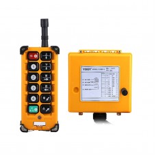 1 Transmitter & 1 Receiver Hoist Crane Radio Industrial Wireless Remote Controller AC110V F23-BB