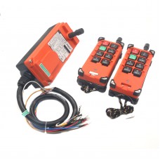 2 Transmitter & 1 Receiver Hoist Crane Radio Industrial Wireless Remote Controller AC110V F21-E1B