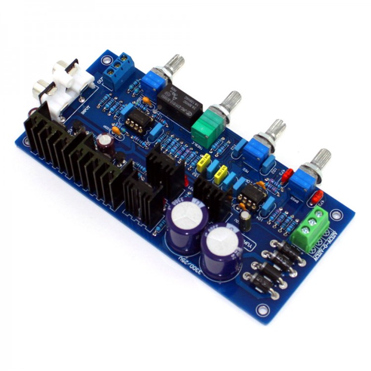 Preamplifier Stereo HIFI NE5532 Tone Board 2.0 for Audio Power ...