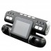 I4000 Car DVR Camera Camcorder Video Recorder Dual Lens HD G-Sensor Night Vision Monitor