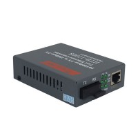 HTB-1100 Optical Ethernet Media Converter 10/100Mbps RJ45 Multi Mode Duplex Fiber SC Port Converter 2KM