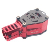 Tarot Dia 25mm CNC Dual Motor Damper Base Anti Vibration Red TL96033