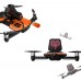 Wingsland S6 Pocket Selfie WiFi FPV Drone Quacopter 4 Axis with 4K HD Camera Propeller RTF Orange
