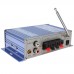 Kentiger HY-603 HiFi Stereo Power Audio Amplifier with FM IR Control FM MP3 USB Playback Blue