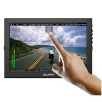 LILLIPUT TM-1018P 10.1 IPS LED Touch Monitor with AV VGA HDMI Input Output for DSLR Full HD Camera Camcorder
