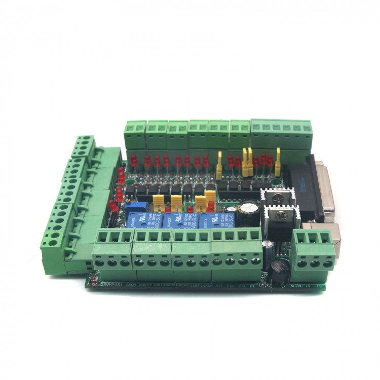 CNC 4 Axis 0-10V PWM MACH3 Interface Breakout Board Spindle Motor Speed ...