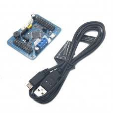 Arduino USB 20CH Servo Control Board Overcurrent Ptotection Support PS2 Handle for Robot DIY