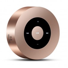 KELING A8 Portable Mini Bluetooth Wireless Audio Speaker MP3 Player Support Up To 32GB SD Card Gold 
