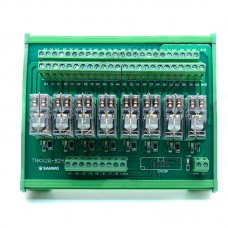 8 Channel Omron Relay Module Controller DC24V PLC Amplifier Drive Board PNP 2A2B