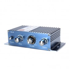 A5 HIFI Stereo Audio Power Amplifier DC12V 150W+150W 2.0 Dual Channel AMP