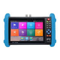 IPC9800Plus C 7" IP CCTV Tester Monitor IP Analog Camera Tester H.265 4K Video Testing Support ONVIF Wifi POE Android System