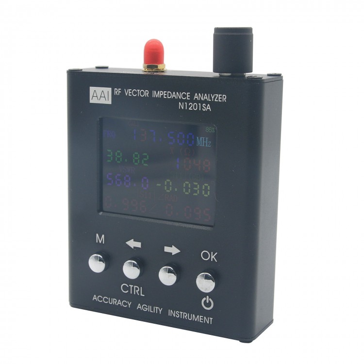 N1201sa Uv Rf Vector Impedance Ant Swr Antenna Analyzer Meter Tester 137 5mhz 2 7ghz English