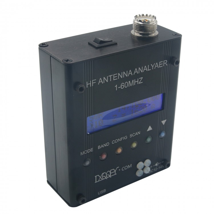 MR300 Digital Shortwave HF Antenna Analyzer Meter Tester 1M to 60M for ...