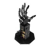 uHand Bionic Robot Hand Palm Mechanical Arm Five Fingers with Control System for Robotics Teaching Training