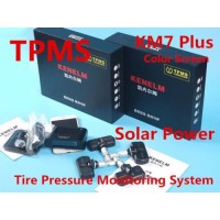 Tire Pressure Monitoring System TPMS with Solar Power Kenelem Secure KM7 Plus